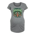 thumbnail image 1 of Marvel Deadpool - St. Patrick's Day Prone To Shenanigans - Maternity Scoop Neck Graphic T-Shirt, 1 of 5