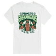 thumbnail image 1 of Marvel Deadpool - St. Patrick's Day Prone To Shenanigans - Men's Short Sleeve Graphic T-Shirt, 1 of 5