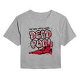 thumbnail image 1 of Marvel - Deadpool Street Graffiti - Juniors Cropped Short Sleeve Graphic T-Shirt, 1 of 4