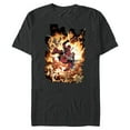 thumbnail image 1 of Marvel Deadpool Super Hero Comic Art ‘Splodey Battle - Short Sleeve Blended T-Shirt for Adults - Customized-Dark Heather, 1 of 5