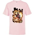 thumbnail image 1 of Marvel Deadpool Super Hero Comic Art ‘Splodey Battle - Short Sleeve T-Shirt for Kids - Customized-Soft Pink, 1 of 5