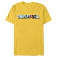 thumbnail image 1 of Marvel Deadpool Super Hero Comic Art Window Name Logo - Short Sleeve Blended T-Shirt for Adults - Customized-Yellow, 1 of 5