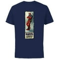 thumbnail image 1 of Marvel Deadpool Super Hero Comic Cover Corner Box Retro - Short Sleeve Cotton T-Shirt for Adults - Customized-Navy, 1 of 5