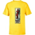 thumbnail image 1 of Marvel Deadpool Super Hero Comic Cover Corner Box Retro - Short Sleeve T-Shirt for Kids - Customized-Yellow, 1 of 5