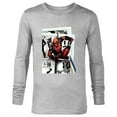 thumbnail image 1 of Marvel Deadpool Super Hero Comic Japanese Manga Art Homage - Long Sleeve T-Shirt for Men - Customized-Athletic Heather, 1 of 5