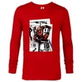 thumbnail image 1 of Marvel Deadpool Super Hero Comic Japanese Manga Art Homage - Long Sleeve T-Shirt for Men - Customized-New Red, 1 of 5