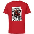 thumbnail image 1 of Marvel Deadpool Super Hero Comic Japanese Manga Art Homage - Short Sleeve Cotton T-Shirt for Adults - Customized-Red, 1 of 5