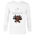 thumbnail image 1 of Marvel Deadpool Symbol Weapons Blazing - Long Sleeve T-Shirt for Men - Customized-White, 1 of 5