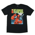 thumbnail image 1 of Marvel Deadpool T-Shirt Men's Greatest Of All Time Crackle Distressed Adult Short Sleeve Tee, 1 of 3