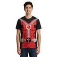 thumbnail image 1 of Marvel Deadpool T-Shirt Men's Pixel Art Sublimation Tee, 1 of 5