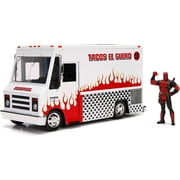 MARVELS DEADPOOL FOOD TRUCK 1:24 SCALE DIECAST VEHICLE BY JADA TOYS