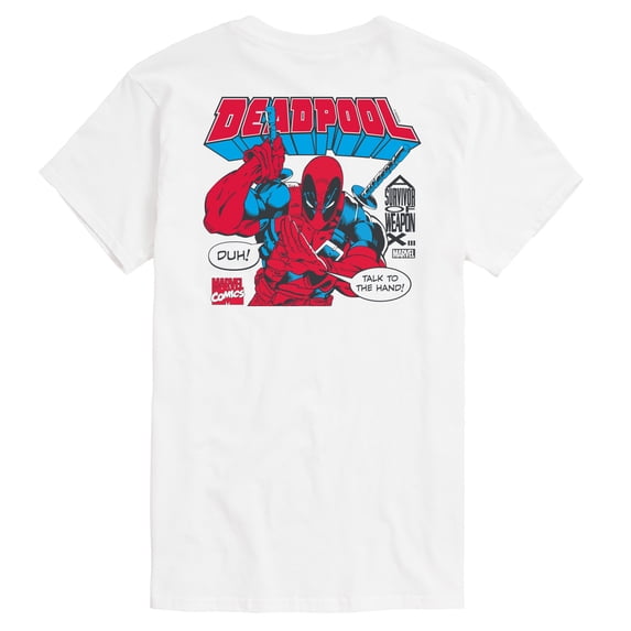 Marvel Deadpool - Talk To The Hand - Men's Short Sleeve Graphic T-Shirt