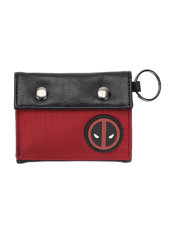 Marvel Deadpool Tri-Fold Wallet With Snap Closure