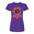 thumbnail image 1 of Marvel Deadpool - Valentine's Day Love Hurts - Juniors Fitted Graphic T-Shirt, 1 of 4