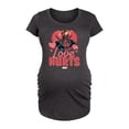 thumbnail image 1 of Marvel Deadpool - Valentine's Day Love Hurts - Maternity Scoop Neck Graphic T-Shirt, 1 of 5