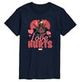 thumbnail image 1 of Marvel Deadpool - Valentine's Day Love Hurts - Men's Short Sleeve Graphic T-Shirt, 1 of 5