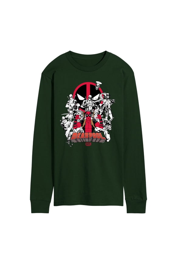 - Deadpool Variants - Men's Long Sleeve Graphic T-Shirt