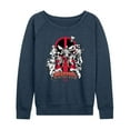 thumbnail image 1 of Marvel - Deadpool Variants - Women's French Terry Long Sleeve Pullover, 1 of 4