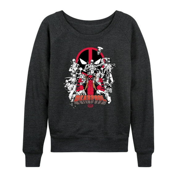 Marvel - Deadpool Variants - Women's French Terry Long Sleeve Pullover