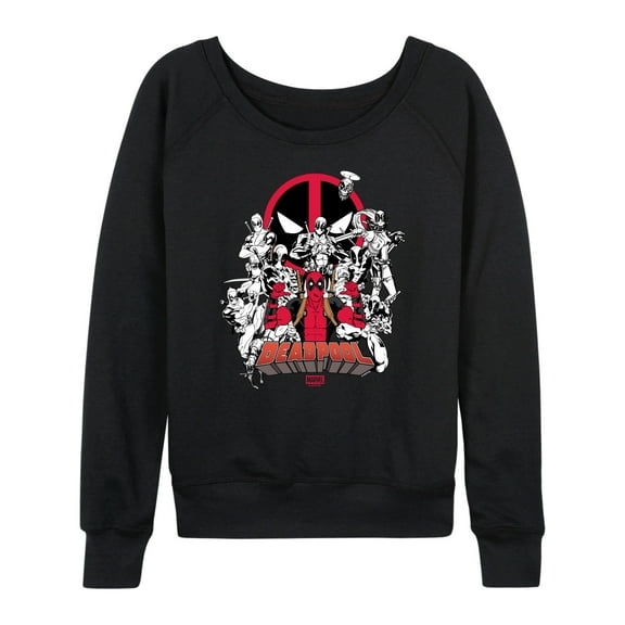 Marvel - Deadpool Variants - Women's French Terry Long Sleeve Pullover