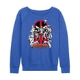 thumbnail image 1 of Marvel - Deadpool Variants - Women's French Terry Long Sleeve Pullover, 1 of 3