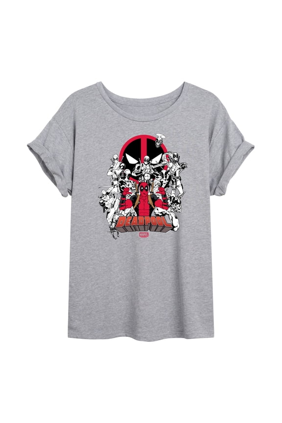 - Deadpool Variants - Women's Oversized Graphic T-Shirt