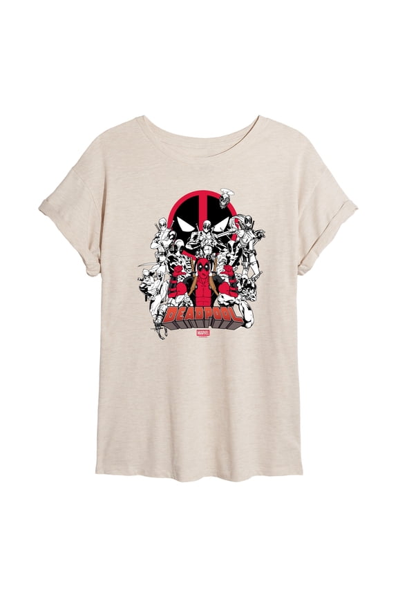 - Deadpool Variants - Women's Oversized Graphic T-Shirt