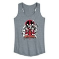 thumbnail image 1 of Marvel - Deadpool Variants - Women's Racerback Graphic Tank Top, 1 of 4