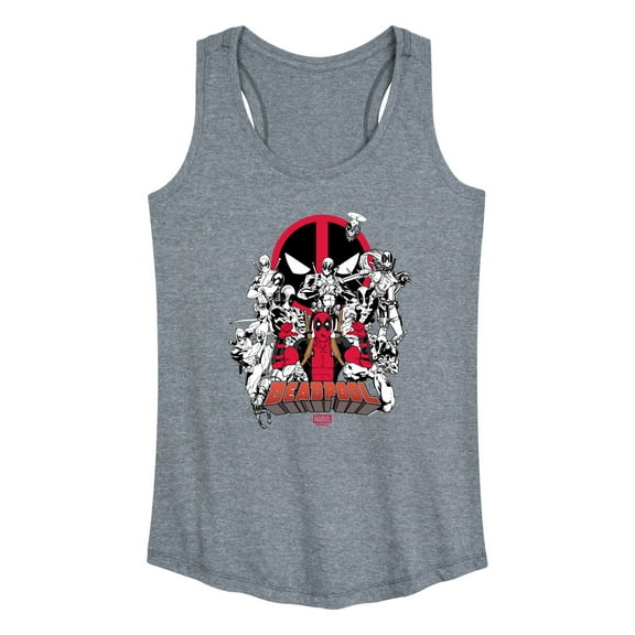 Marvel - Deadpool Variants - Women's Racerback Graphic Tank Top