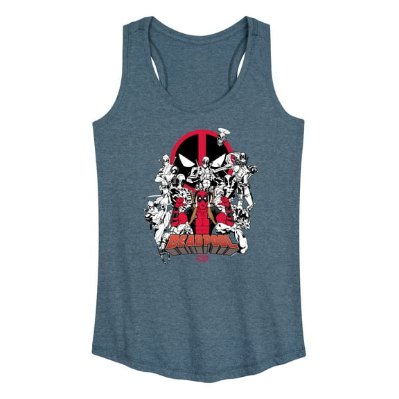 Marvel - Deadpool Variants - Women's Racerback Graphic Tank Top