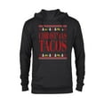 thumbnail image 1 of Marvel Deadpool Wade Wilson Christmas Tacos Holiday - Pullover Hoodie for Adults - Customized-Black, 1 of 5