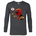 thumbnail image 1 of Marvel Deadpool Wade Wilson Cupid’s Arrow Valentine’s Day - Long Sleeve T-Shirt for Men – Customized-Charcoal Heather, 1 of 5