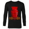 thumbnail image 1 of Marvel Deadpool Wade Wilson Halloween Costume - Long Sleeve T-Shirt for Men - Customized-Black, 1 of 5