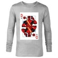 thumbnail image 1 of Marvel Deadpool Wade Wilson Playing Card - Long Sleeve T-Shirt for Men - Customized-Athletic Heather, 1 of 5
