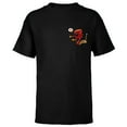 thumbnail image 1 of Marvel Deadpool Wade Wilson Pocket Print Valentine’s Day - Short Sleeve T-Shirt for Kids – Customized-Black, 1 of 5