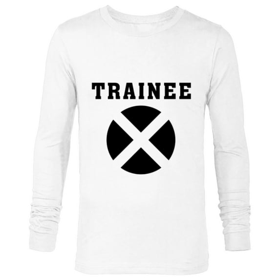 Marvel Deadpool Wade Wilson X-Force Trainee - Long Sleeve T-Shirt for Men - Customized-White