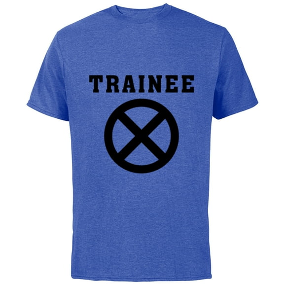Marvel Deadpool Wade Wilson X-Force Trainee Outline - Short Sleeve Cotton T-Shirt for Adults - Customized-Royal Heather