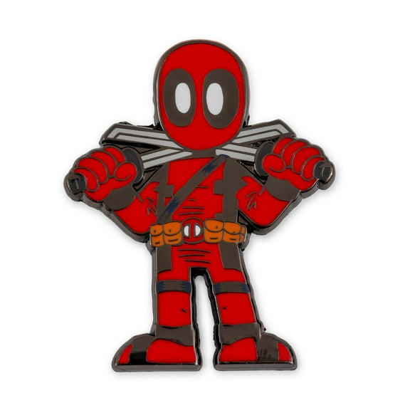 Marvel Deadpool With Swords Enamel Pin | Toynk Exclusive