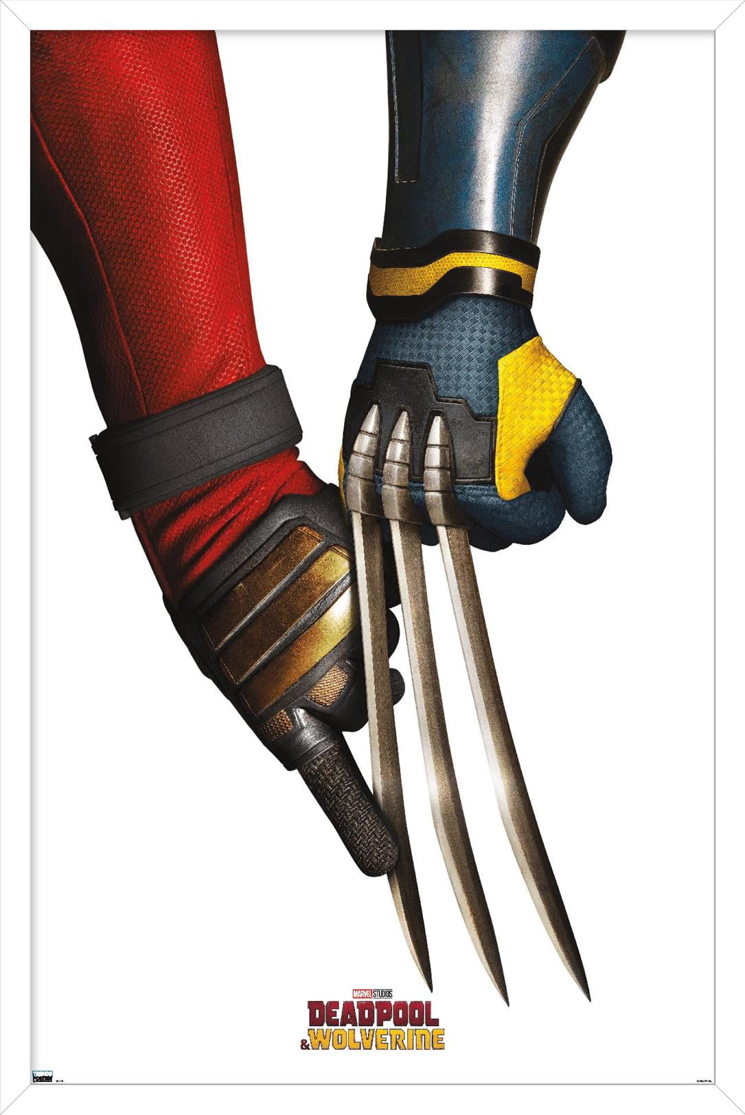 Marvel Deadpool & Wolverine (2024) - Claws Teaser One Sheet Wall Poster ...