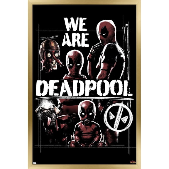 Marvel Deadpool & Wolverine (2024) - We are Deadpool Wall Poster, 22.375" x 34" Framed