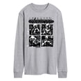 thumbnail image 1 of Marvel Deadpool & Wolverine - Character Grid - Men's Long Sleeve Graphic T-Shirt, 1 of 5