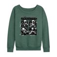 thumbnail image 1 of Marvel Deadpool & Wolverine - Character Grid - Women's French Terry Pullover Long Sleeve Shirt, 1 of 5