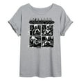 thumbnail image 1 of Marvel Deadpool & Wolverine - Character Grid - Women's Oversized Graphic T-Shirt, 1 of 5