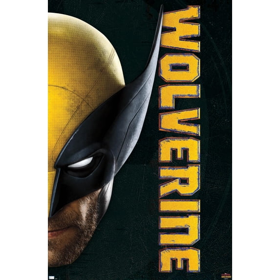 Marvel Deadpool & Wolverine - Diptych Wolverine Wall Poster, 14.725" x 22.375"