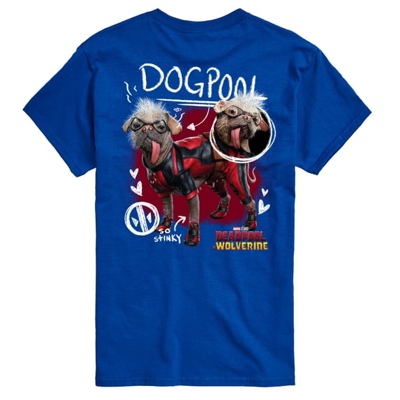 Marvel Deadpool & Wolverine - Dogpool Doodles - Men's Short Sleeve Graphic T-Shirt