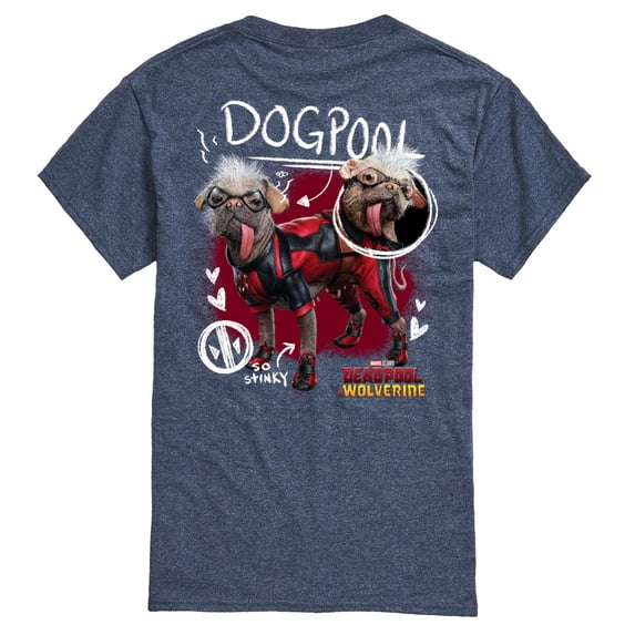 Marvel Deadpool & Wolverine - Dogpool Doodles - Men's Short Sleeve Graphic T-Shirt