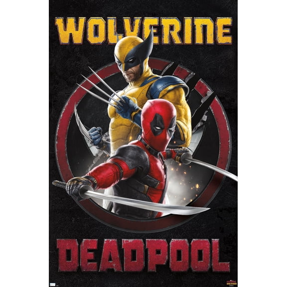 Marvel Deadpool & Wolverine - Duo Wall Poster, 14.725" x 22.375"
