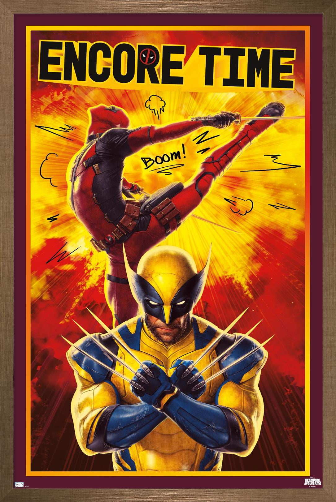 Marvel Deadpool & Wolverine - Encore Time Wall Poster, 14.725