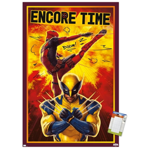 Marvel Deadpool & Wolverine - Encore Time Wall Poster, 22.375" x 34"