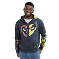 thumbnail image 1 of Marvel Deadpool & Wolverine Fleece Zip Up Hoodie Adult, 1 of 5